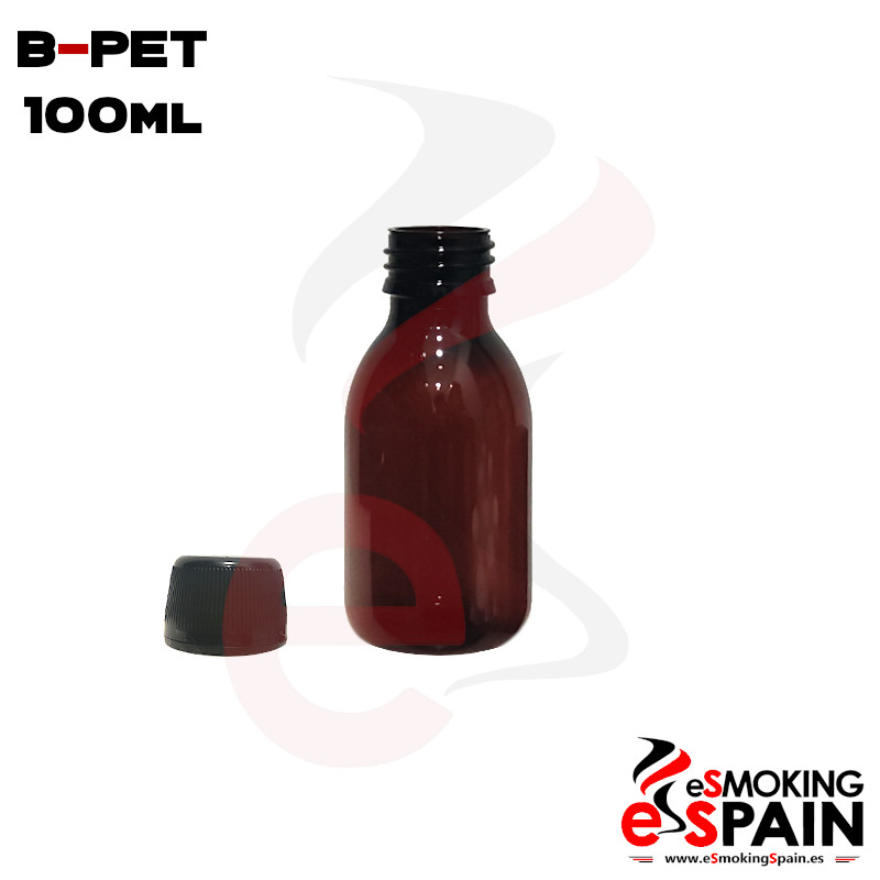 Botella Ámbar B-PET 100ml