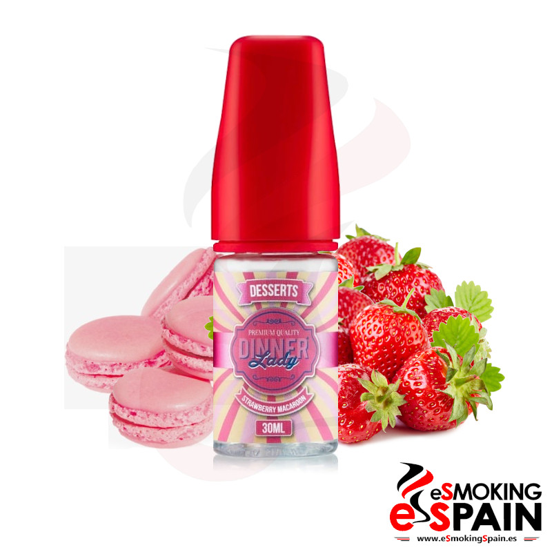 Dinner Lady Desserts Concentrate Strawberry Macaroon 30ml