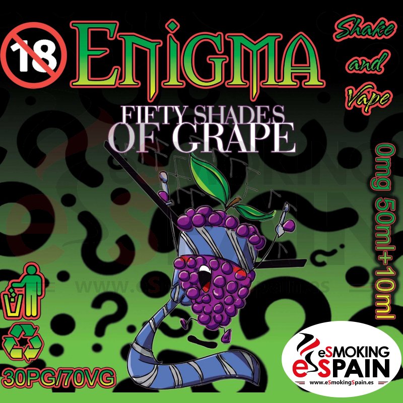 Enigma Eliquid 50 Shades of Grape 50ml