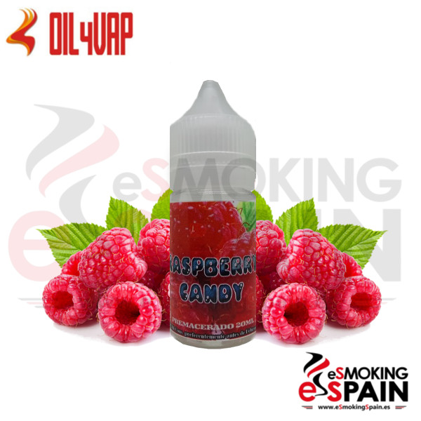 Liquido Oil4Vap Fresh Raspberry Candy 20ml 0mg