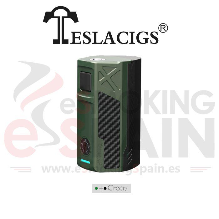 Teslacigs invader 2/3 Black & Green (Verde y Negro)