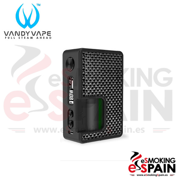 Vandy Vape Pulse BF 80W Mod Carbon Fiber Silver Black