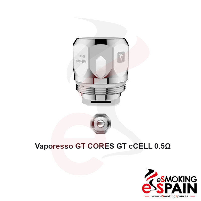 Resistencia Vaporesso NRG GT Cores cCELL Ceramica 0.50 Ohm