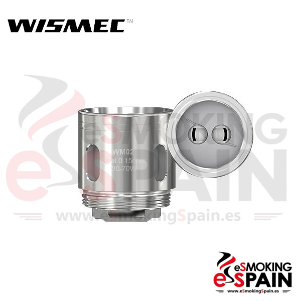 Resistencia Wismec WM02 Dual 0.15ohm