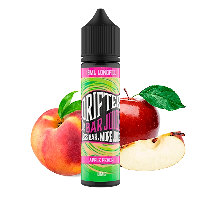Apple Peach Drifter Bar Juice Sauz Longfill 16ml