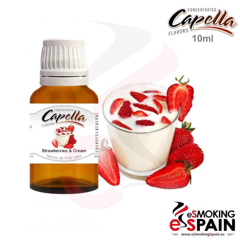 Aroma Capella Strawberries and Cream 10ml (nº80)