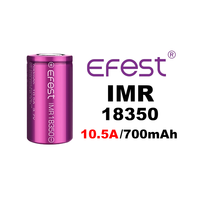 Bateria Efest IMR 18350 700mAh 10.5A