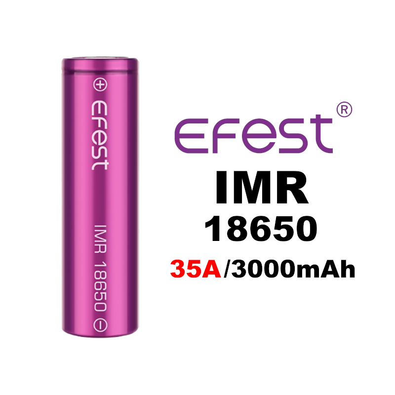 Bateria Efest IMR 18650 3000mAh 35A