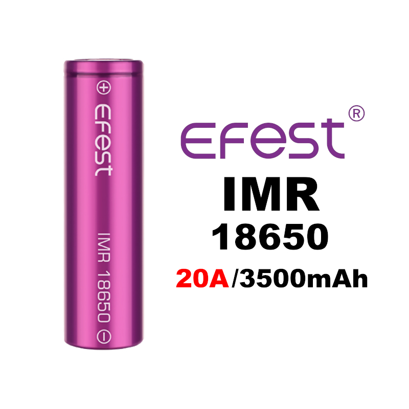 Bateria Efest IMR 18650 3500mAh 20A
