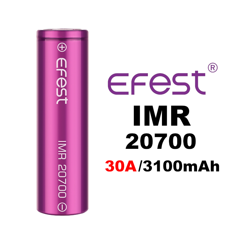 Bateria Efest IMR 20700 3100mAh 30A