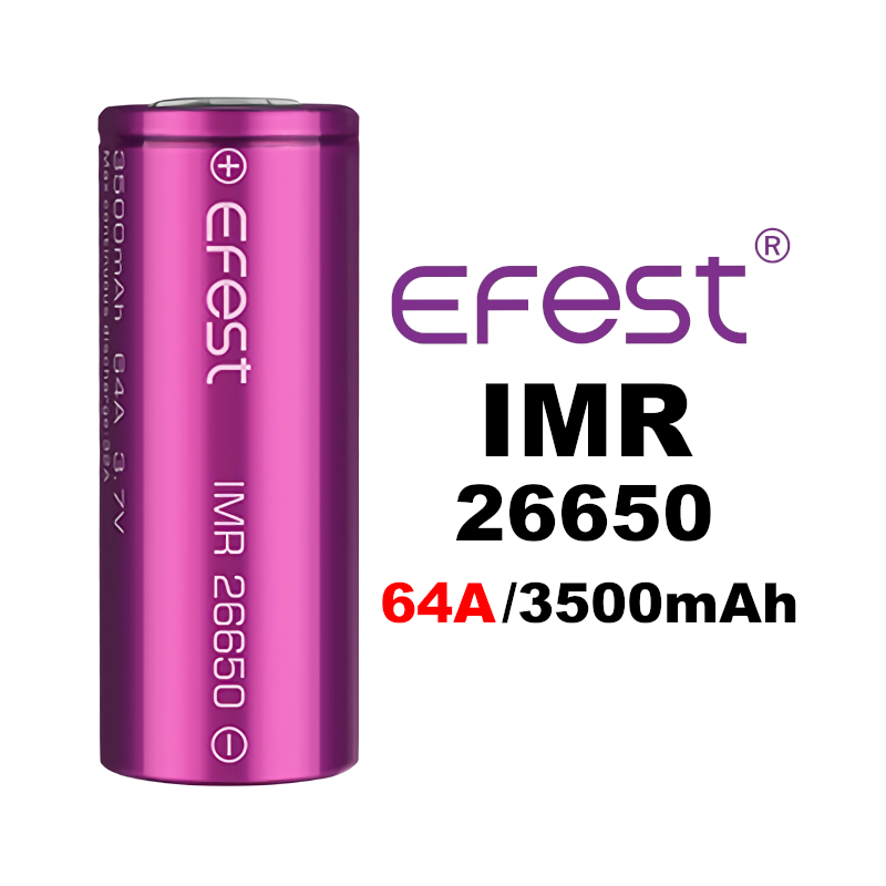 Bateria 26650 Efest Flat Top 32/64A 3500mAh