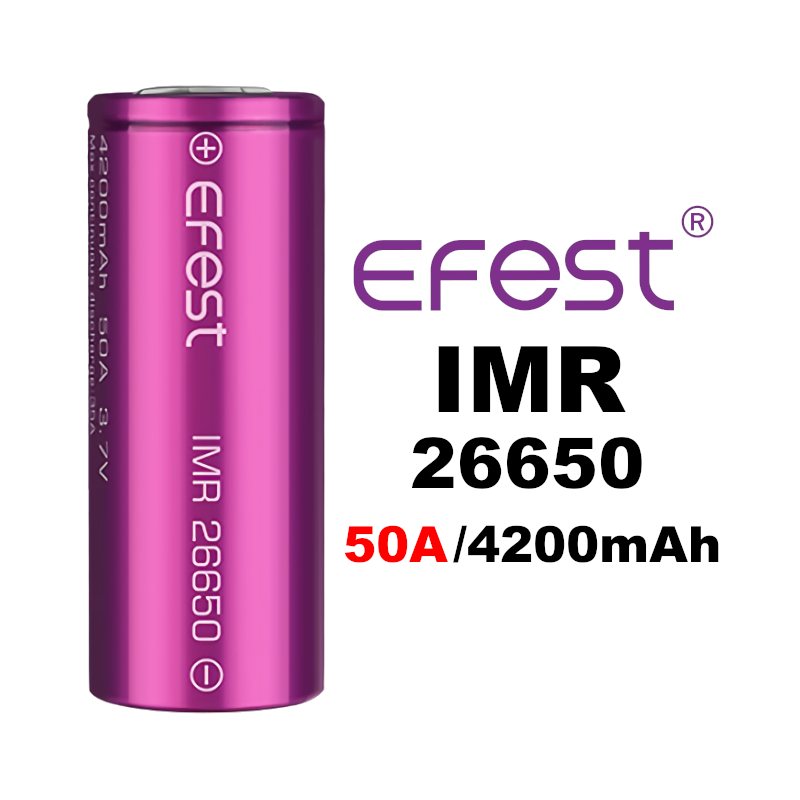 Bateria Efest IMR 26650 4200mAh 50A