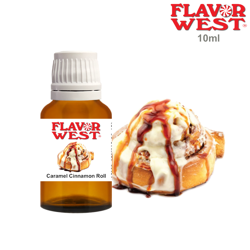Aroma FLAVOR WEST Caramel Cinnamon Roll 10ml (nº105)