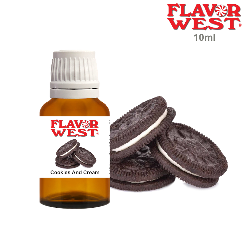 Aroma FLAVOR WEST Cookies and Cream 10ml (nº118)