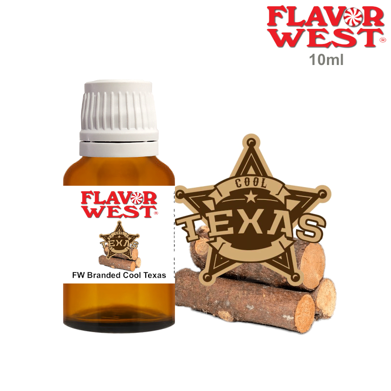 Aroma FLAVOR WEST FW-Branded-Cool,Texas Tobacco 10ml (nº154)