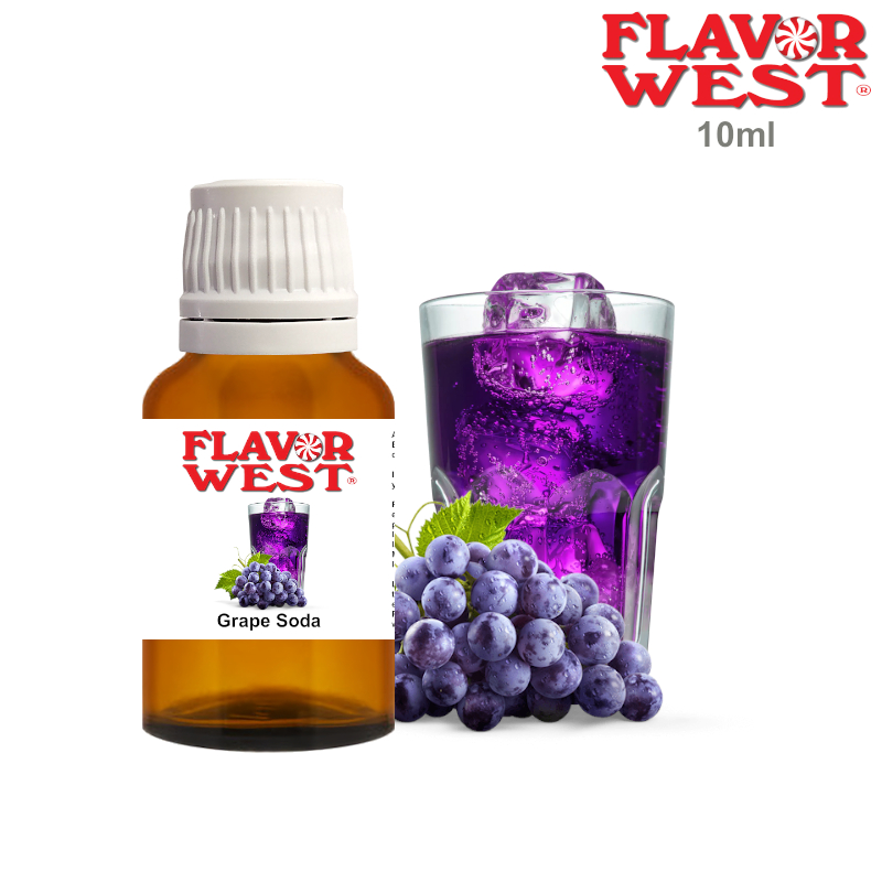 Aroma FLAVOR WEST Grape Soda 10ml (nº155)