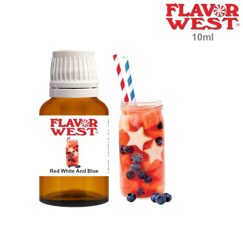 Aroma FLAVOR WEST Red White and Blue 10ml (nº6)