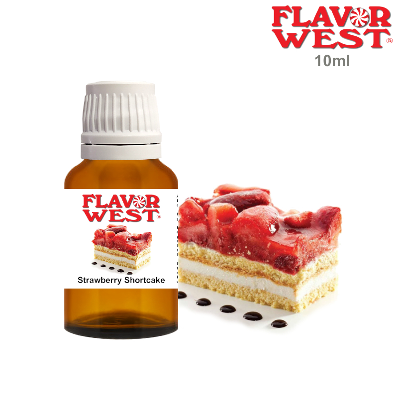 Aroma FLAVOR WEST Strawberry Shortcake 10ml (nº15)