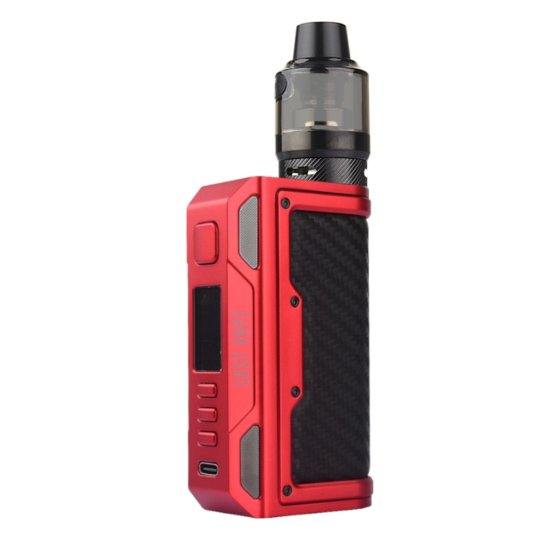 Lost Vape Thelema Quest 200W Kit Red Carbon Fiber