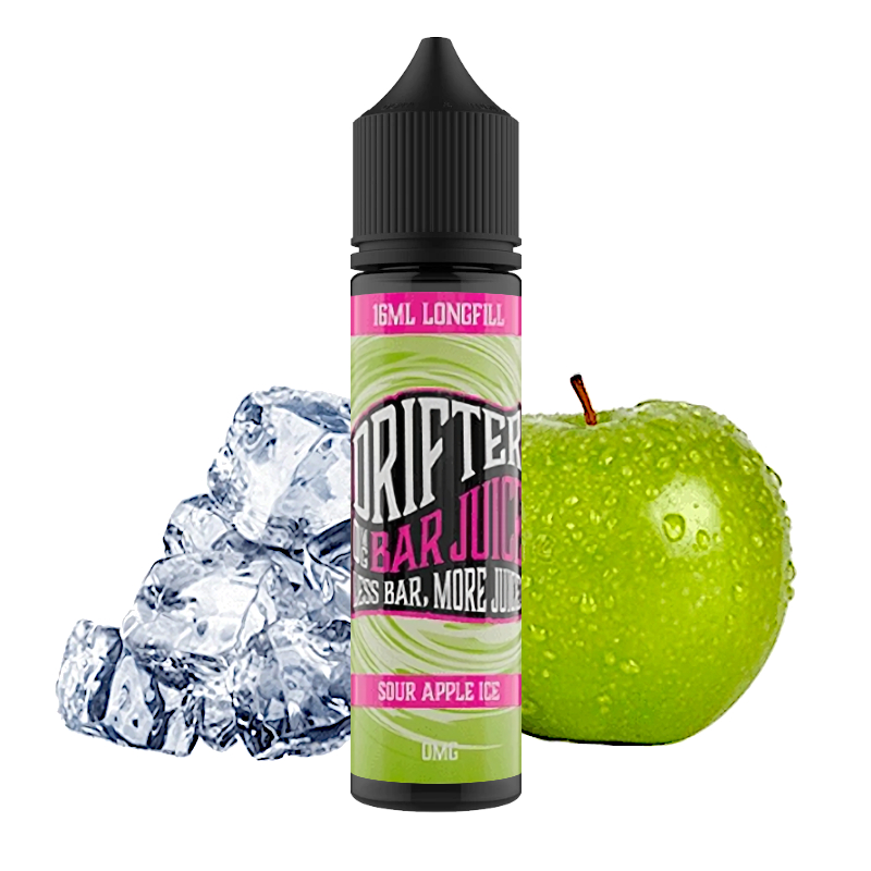 Sour Apple Ice Drifter Bar Juice Sauz Longfill 16ml