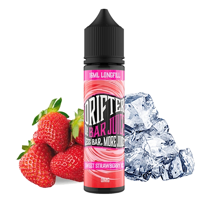 Sweet Strawberry Ice Drifter Bar Juice Sauz Longfill 16ml