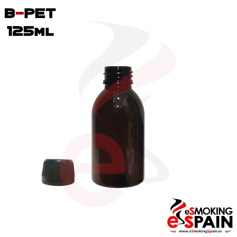 Botella Ámbar B-PET 125ml