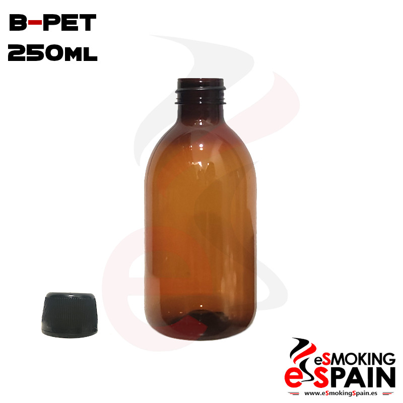 Botella Ámbar B-PET 250ml