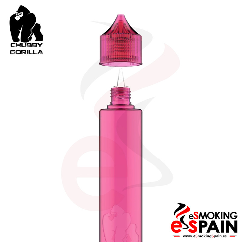 Botella Chubby Gorilla LPDE Transparent Pink 60ml