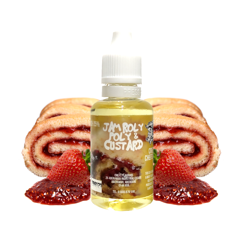 Aroma Chefs Flavours Jam Roly Poly Custard 30ml