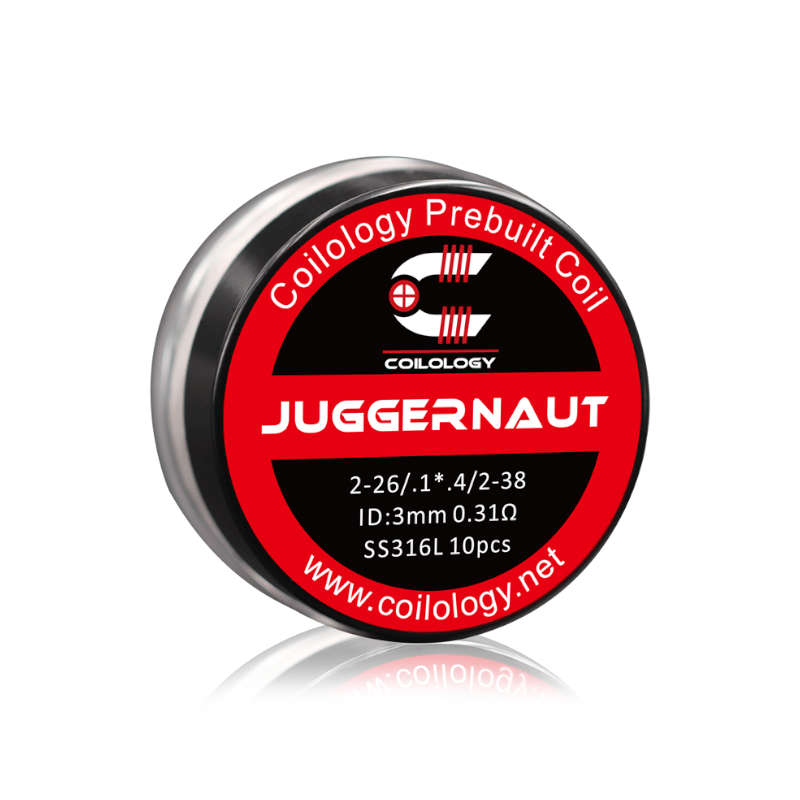 Coilology Prebuilt Juggernaut SS316L 0.31ohm 10pcs