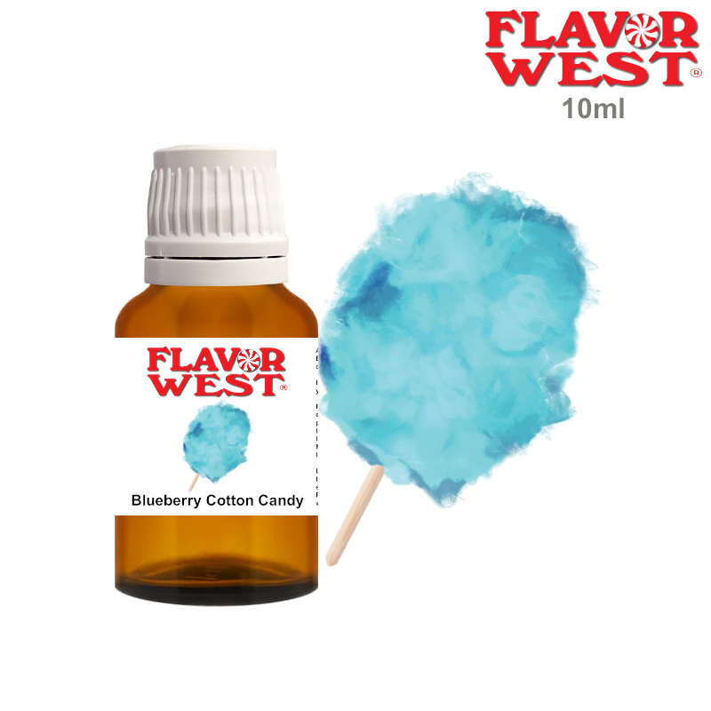 Aroma FLAVOR WEST Blueberry Cotton Candy 10ml (nº7)